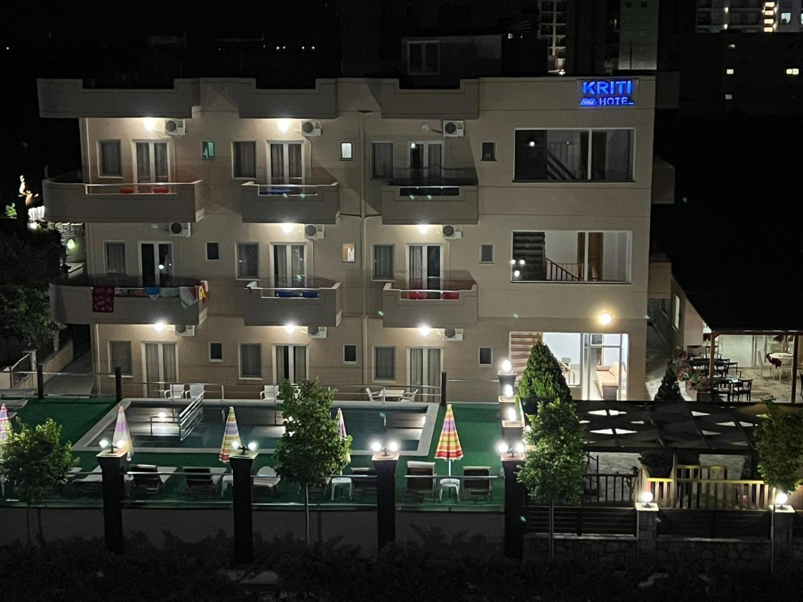 Hotel Kriti Max , Shengjin Shëngjin Eksteriør billede